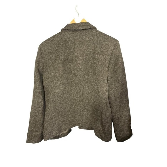 Harvé Benard Womens Charcoal Gray Wool & Alpaca Blend Jacket Size 16 ] - Picture 4 of 4